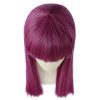 Descendants 2 Mal cosplaying wig female long straight hair