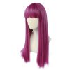 Descendants 2 Mal cosplaying wig female long straight hair