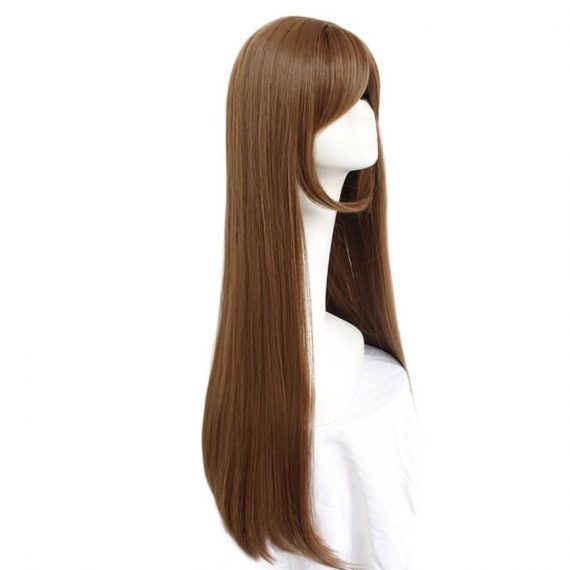 Domestic Girlfriend Hina Tachibana Straight brown long temple hair wig
