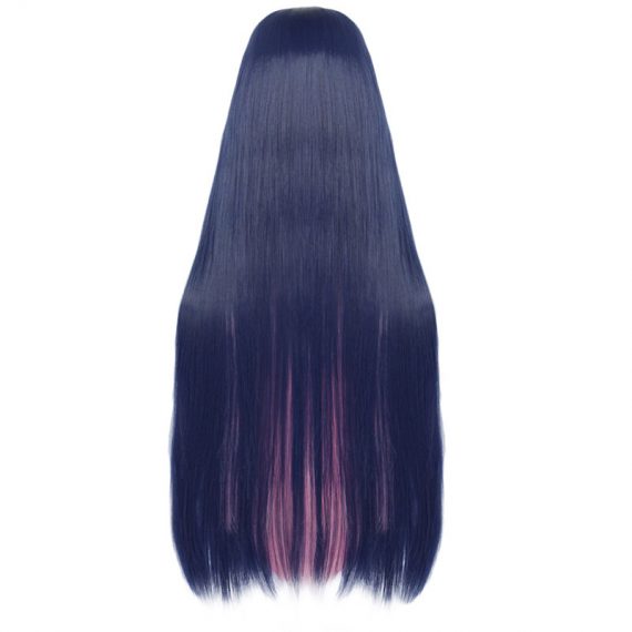 Panty & Stocking with Garterbelt Anarchy Stocking Blue Pink Long Straight Wig