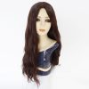 Wanda Django Maximoff and Thor brown medium long curly hair cosplay wig