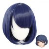 Domestic Girlfriend Tachibana Rui dark blue bob short hair wig