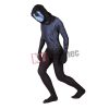 Urban legend black ghost skull cape Halloween cosplay Lycra bodysuit