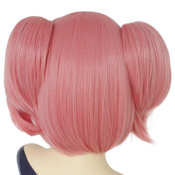 Magical Girl Kaname Madoka pink cosplay wig for women and girls