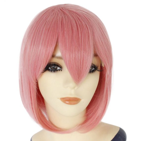 Magical Girl Kaname Madoka pink cosplay wig for women and girls