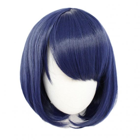 Domestic Girlfriend Tachibana Rui dark blue bob short hair wig
