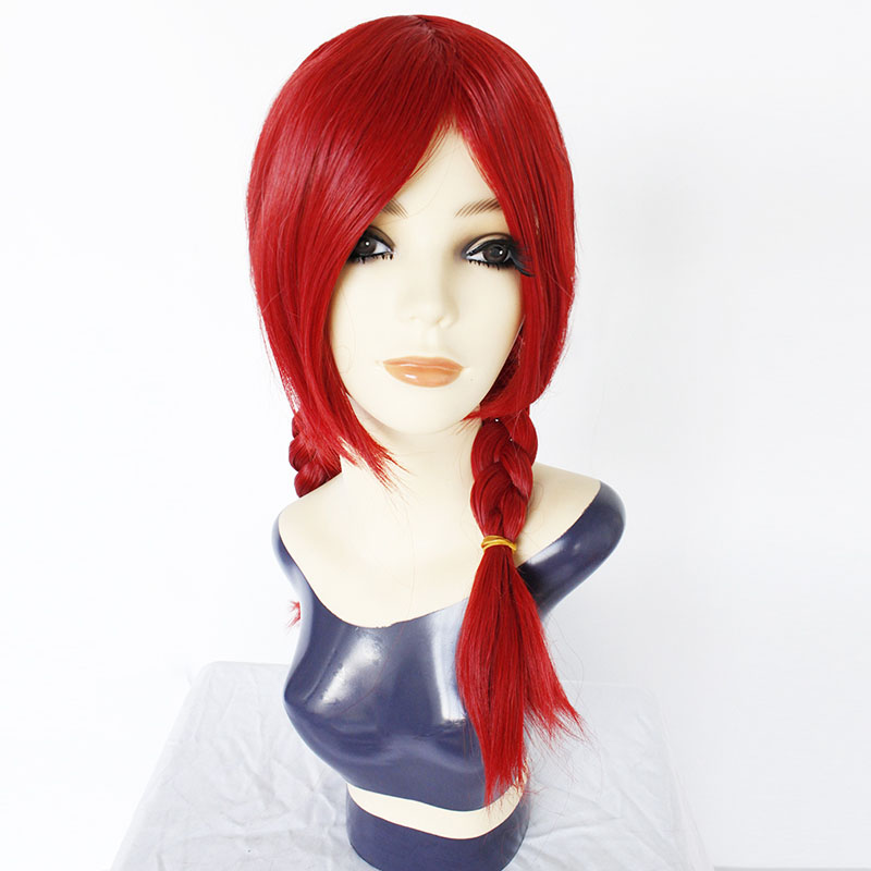 Red Long Wig for Cosplay and Dress Up