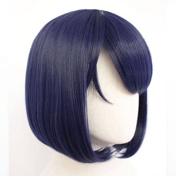 Domestic Girlfriend Tachibana Rui dark blue bob short hair wig