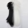 Cruella de Vil cosplay wig black and white hair