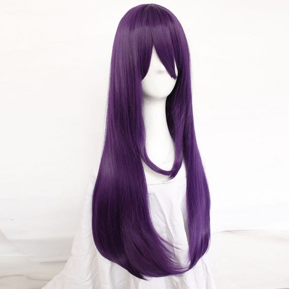 cos anime wig "Doki Doki Literature Club" Yuri cosplay long hair