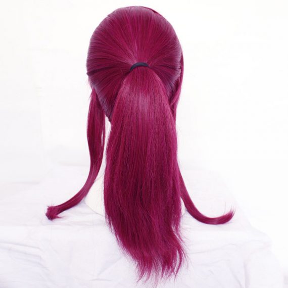 Akali Purple Ponytail Cosplay Long Hair
