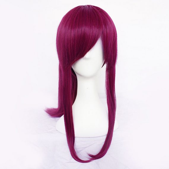 Akali Purple Ponytail Cosplay Long Hair