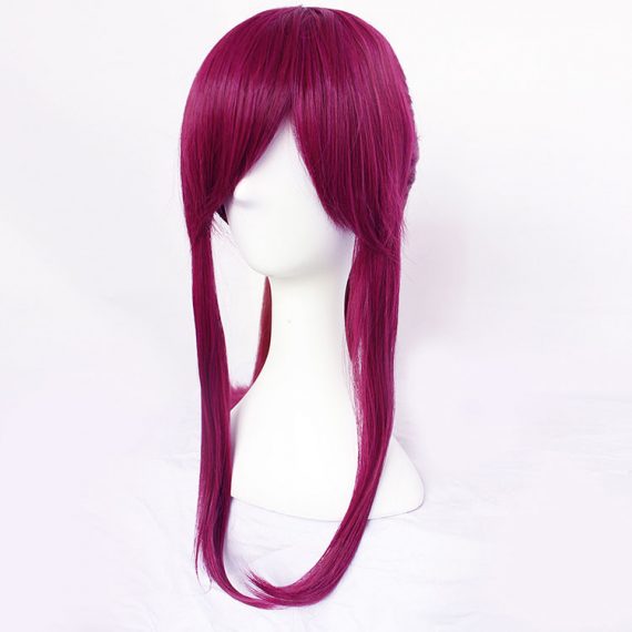 Akali Purple Ponytail Cosplay Long Hair