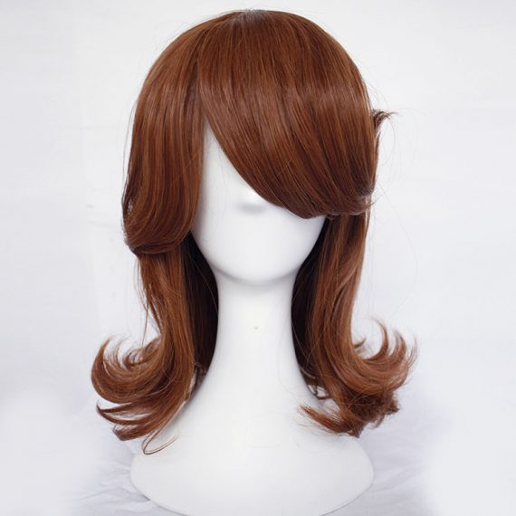 Sofia the First brown curly hair cosplay wig