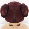 Star Wars brown double ball head wig