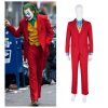 Joker Costume Joaquin Phoenix cosplay suit Halloween Clown Costumes