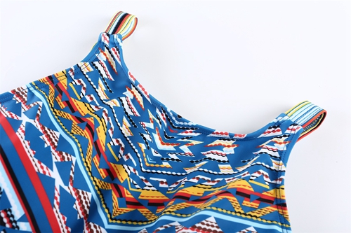 New large size striped slim sexy short skirt bikini swimsuit