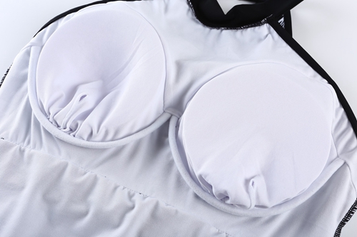 New cover belly slimming plus size one-piece swimsuit