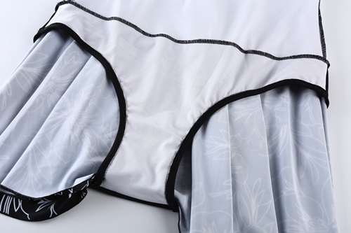 New cover belly slimming plus size one-piece swimsuit