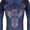 super hero zentai Unisex Lycra Spandex comic venom spiderman Cosplay Costume for men and boys