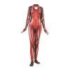 3D style Lycra red female flasher Halloween cosplay jumpsuit