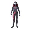 Spiderman Into The Spider Verse Lightning black cape superhero women and girls costumes