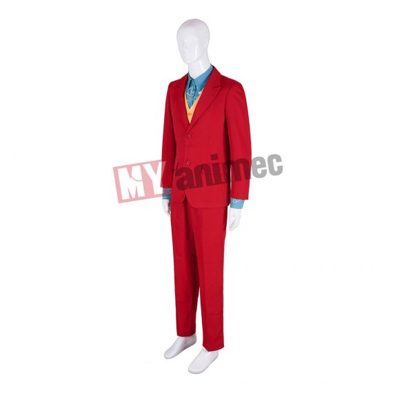 Joker Costume Joaquin Phoenix cosplay suit Halloween Clown Costumes