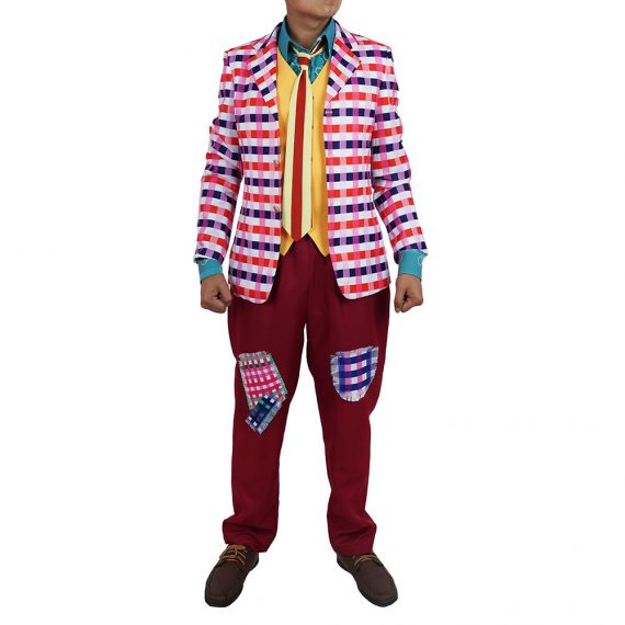 Joker Costume Joaquin Phoenix cosplay suit Halloween Clown Costumes