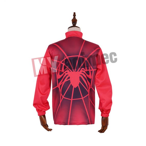 2020 New Spider-Man Long Sleeve Cosplay Hatless Stand Collar Pullover
