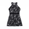 New cover belly slimming plus size one-piece swimsuit