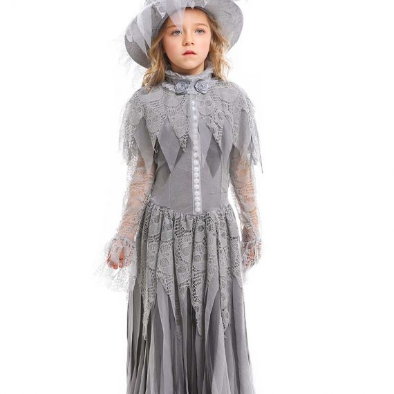 Halloween Ghost Princess Cosplay Skeleton Bridal Costume Girls Ghost Festival Party