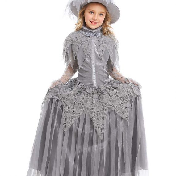 Halloween Ghost Princess Cosplay Skeleton Bridal Costume Girls Ghost Festival Party