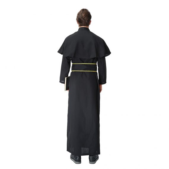 Cosplay Halloween Easter Carnival Adult Male Priest Play Costume in Europe and America
