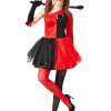 Halloween adult costume circus clown cosplay movie hero villain Harleen Quinzel costume