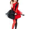 Halloween adult costume circus clown cosplay movie hero villain Harleen Quinzel costume