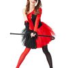 Halloween adult costume circus clown cosplay movie hero villain Harleen Quinzel costume