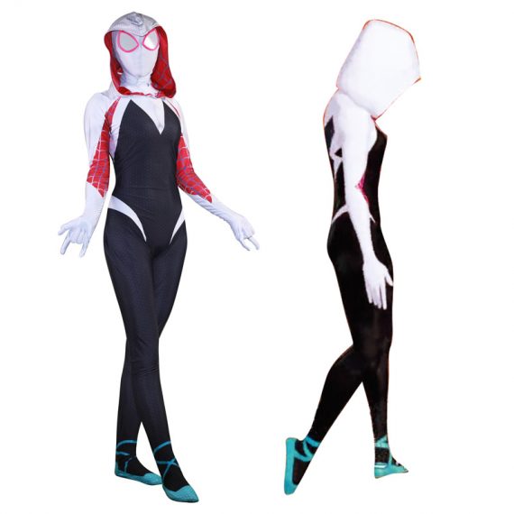 Spiderman Costume Miles Morales and Gwen Stacy Couples Costumes
