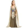 Halloween costume ancient Egyptian mythology long dress kids stage costume