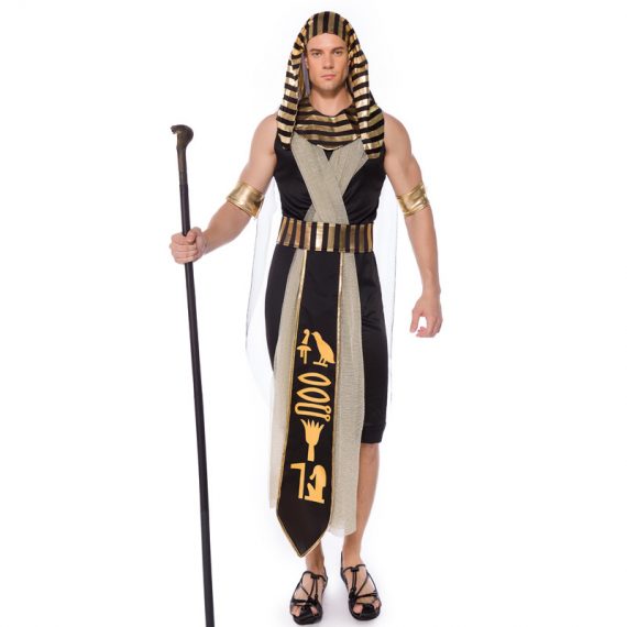 Ancient Egyptian monarch pharaoh couples halloween costume