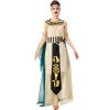 Ancient Egyptian cleopatra dress halloween adult cosplay costume