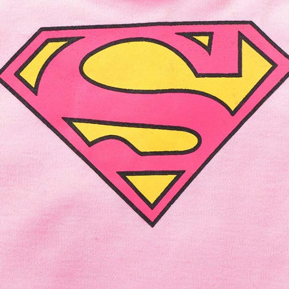 Girls superman cartoon cotton one-piece baby cosplay costume