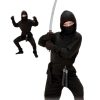 New halloween ninjia cosplay children's black warrior costumes