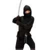 New halloween ninjia cosplay children's black warrior costumes