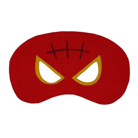 Lycra Spandex fabric Spiderman and Flash cosplay cloaks blindfolds for kids