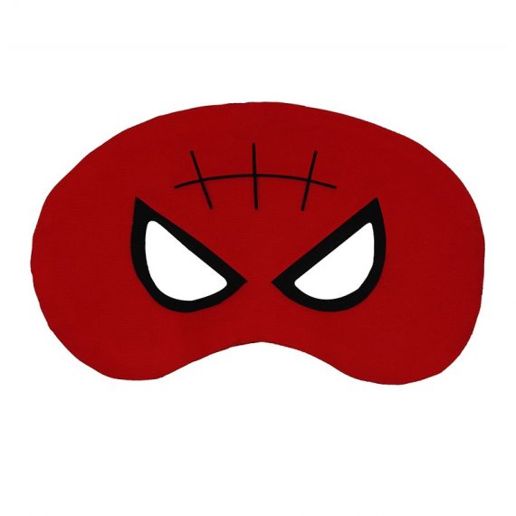 Lycra Spandex fabric Spiderman and Flash cosplay cloaks blindfolds for kids
