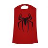 Lycra Spandex fabric Spiderman and Flash cosplay cloaks blindfolds for kids