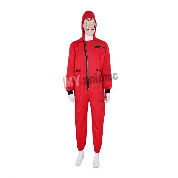 Spanish movie La casa de pape cosplay one-piece costume