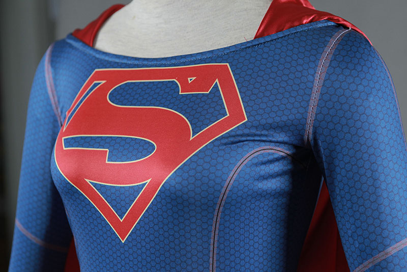 Classic animec superhero costume superwoman adult kids cosplay set