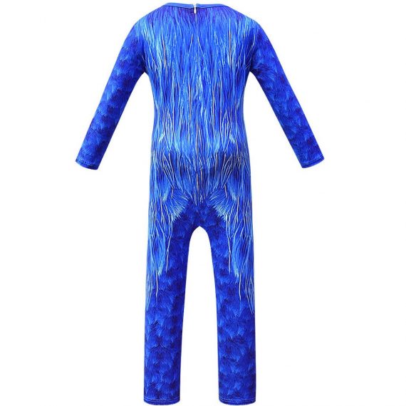 Kids cosplay Sonic the hedgehog clothes boys and girls Halloween jumpsuit