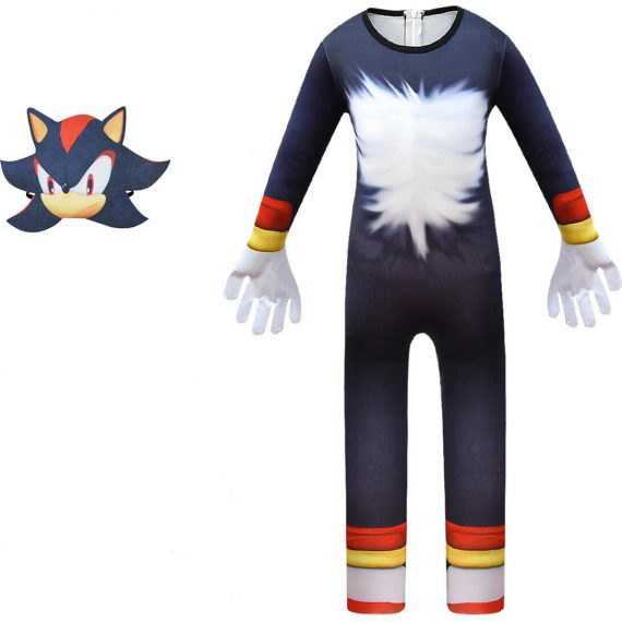 Halloween costume boy Hedgehog Sonic cosplay kids performance clothes